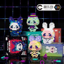 潮乐创夜精灵 6746--6749 拼装摆件模型儿童中国积木生日玩具礼物