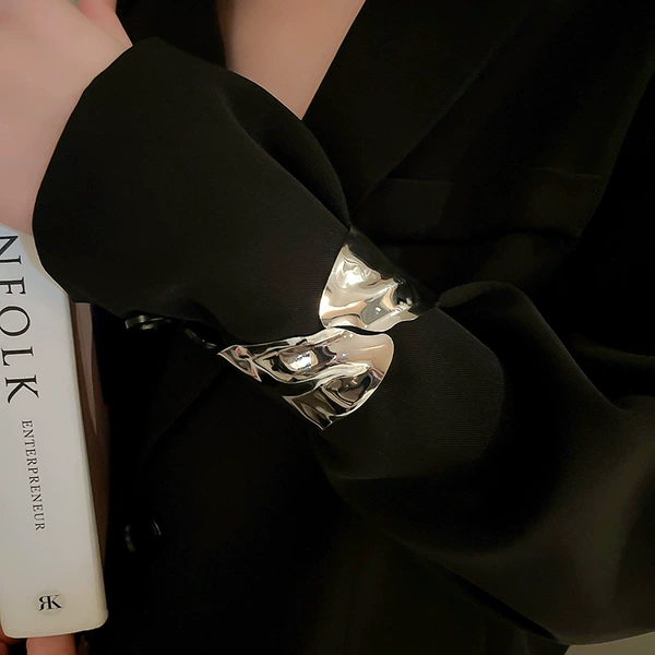 44#Bracelet-Silver-Irregular