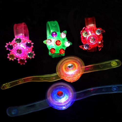 Luminous Gyro Watch New Style Flashing Creative Rotating Gyro Watch with Kindergarten Gift Toy Wholesale