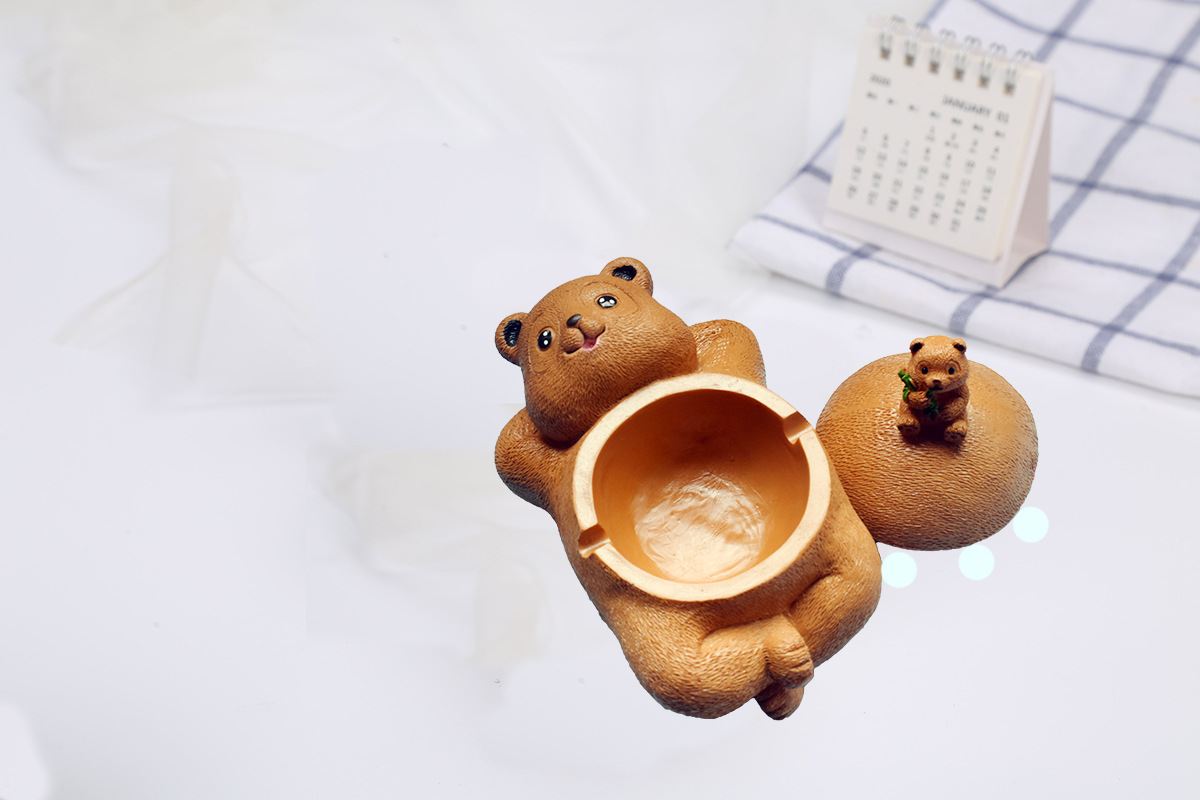 Cartoon Style Bear Synthetic Resin Ornaments display picture 5