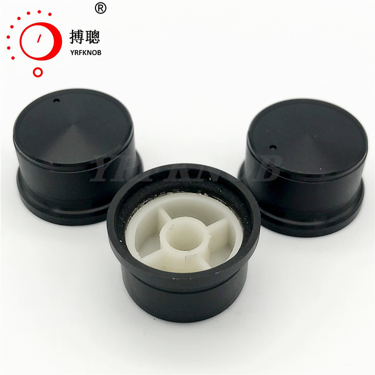 YRFKNOB������ťñ�ͺ�ɫ��ɰ���Ͻ𿪹���ťñֱ��18-22��14.5mm