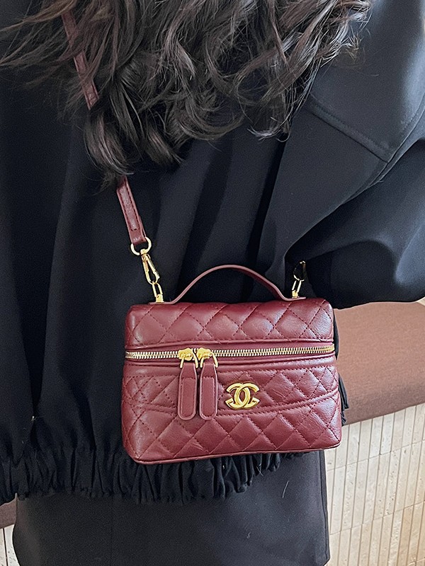Bolsa de viento de alta calidad de diamante 2026 nuevo exquisito bolso cuadrado de estilo extranjero bolso de mujer retro versátil