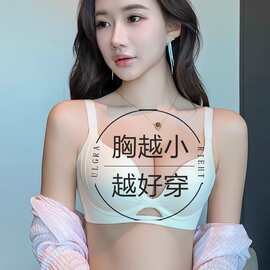 内衣女2025新款爆款小胸聚拢显大不空杯提拉无痕收副乳防下垂文胸