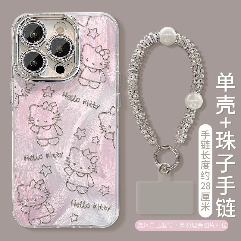 Apple, hello kitty, совместимый iPhone 15, чехол для телефона, 15promax, iphone, 14plus