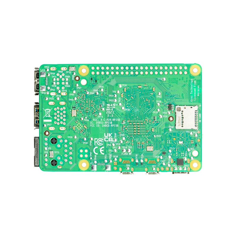 Плата разработки Raspberry Pi 5 пятого поколения 8GB, программирование на Python, Linux, производительность значительно выше 4B