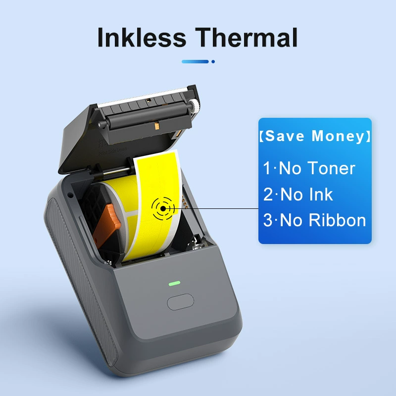 Handheld printer for commercial use, English, bluetooth