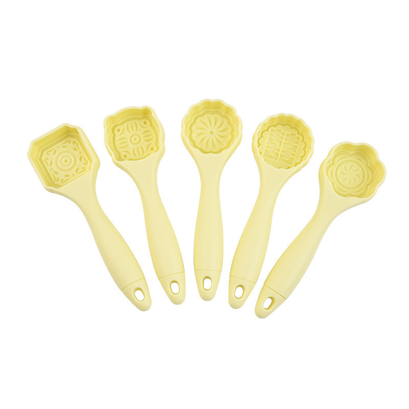 塑料中式月饼模具 家用DIY按压式糕点印具烘焙工具冰皮月饼模|undefined