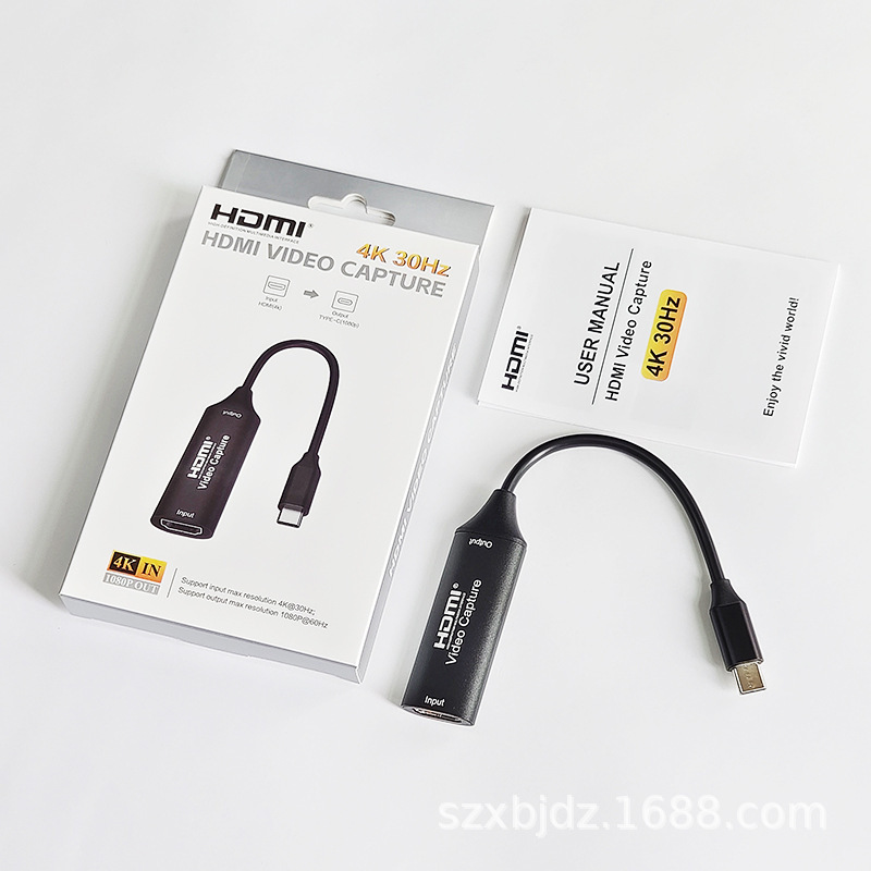 工場直販 HDMI to Type-c ビデオ キャプチャ カード Switch ゲーム PS4 ミニ コンピューター スティック モニタリング|undefined