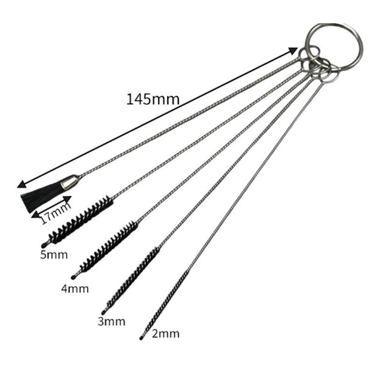 En stock traje de cepillo de paja Amazon Venta caliente nylon cepillo de limpieza traje de limpieza de cocina cepillo de acero inoxidable