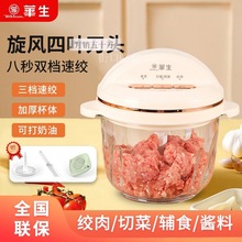 wahson/华生多功能绞肉机家用电动料理机8019B小型打肉馅碎菜器