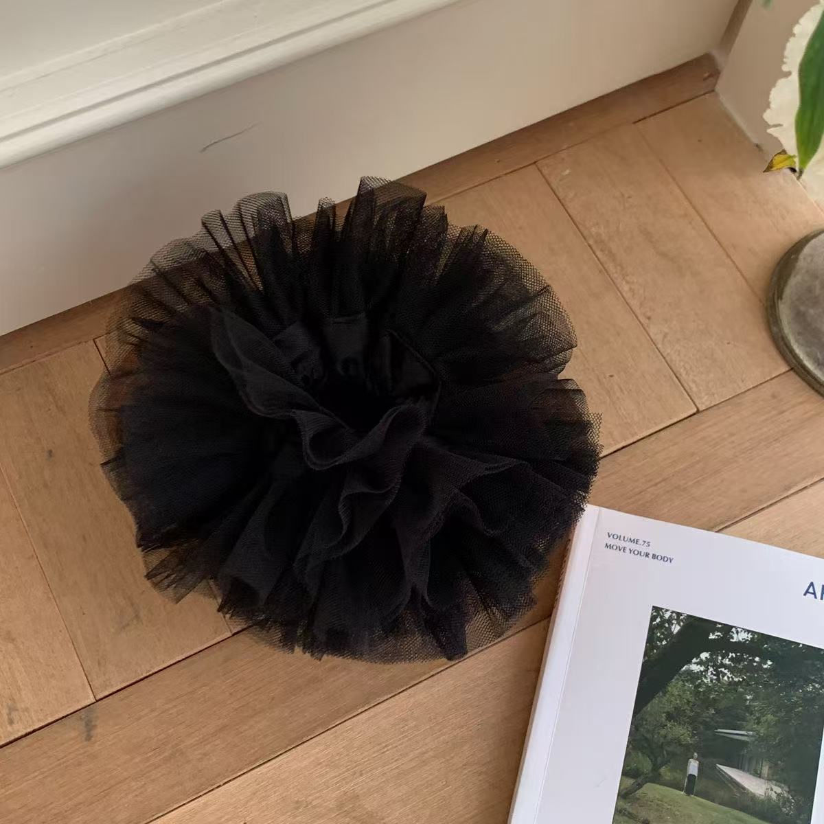 5838 슈퍼헤비듀티 20cm 푹신한 링-블랙