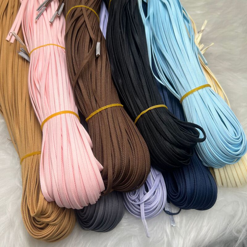 In-Stock 5mm 60% off Twill Fabric Cord for Home Decoration Accessories and DIY Materials
