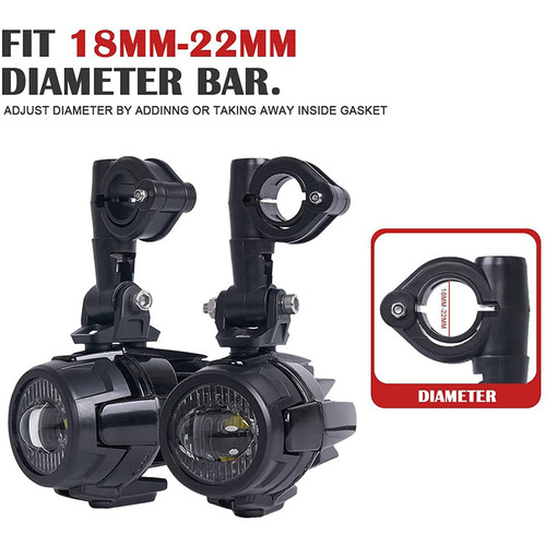 Universal Motorcycle Fog Light, Boma Waterbird Spot Light, LED Fog Light, Electric Bike Spot Light, Modified LED Car Lights