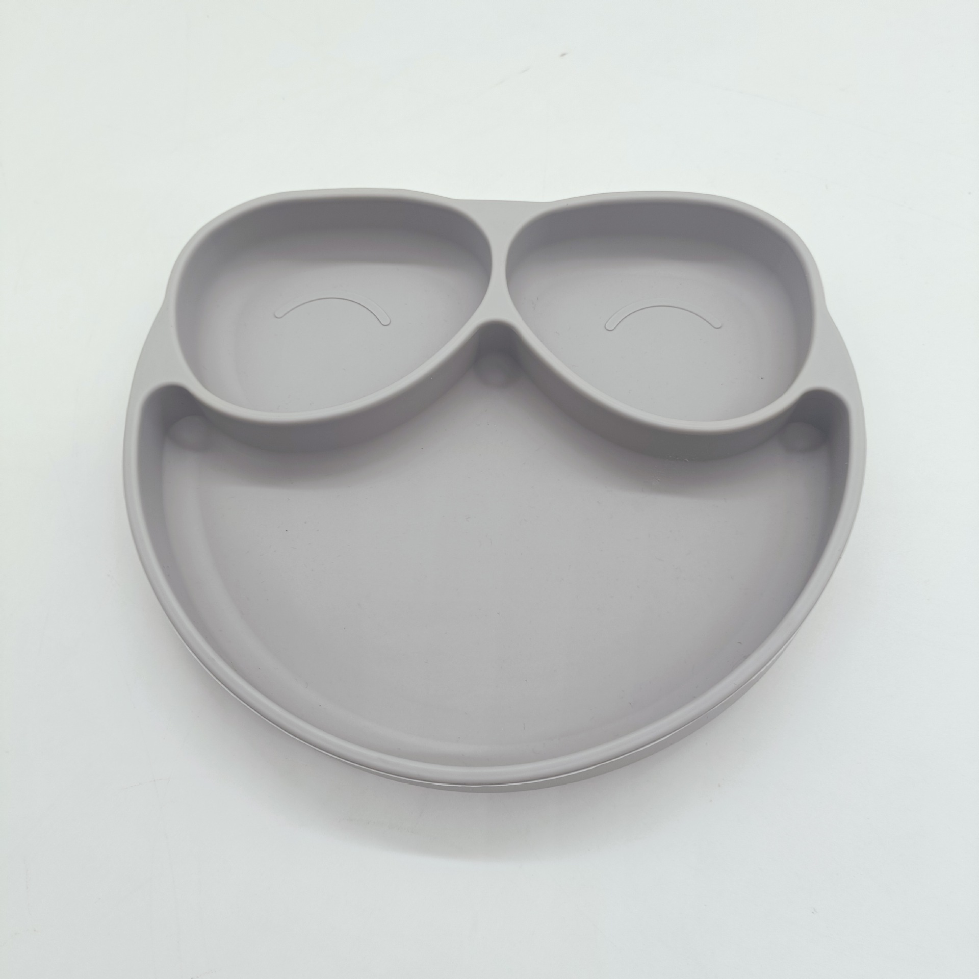 惠州恒彩硅胶眼睛笑脸餐盘青蛙款