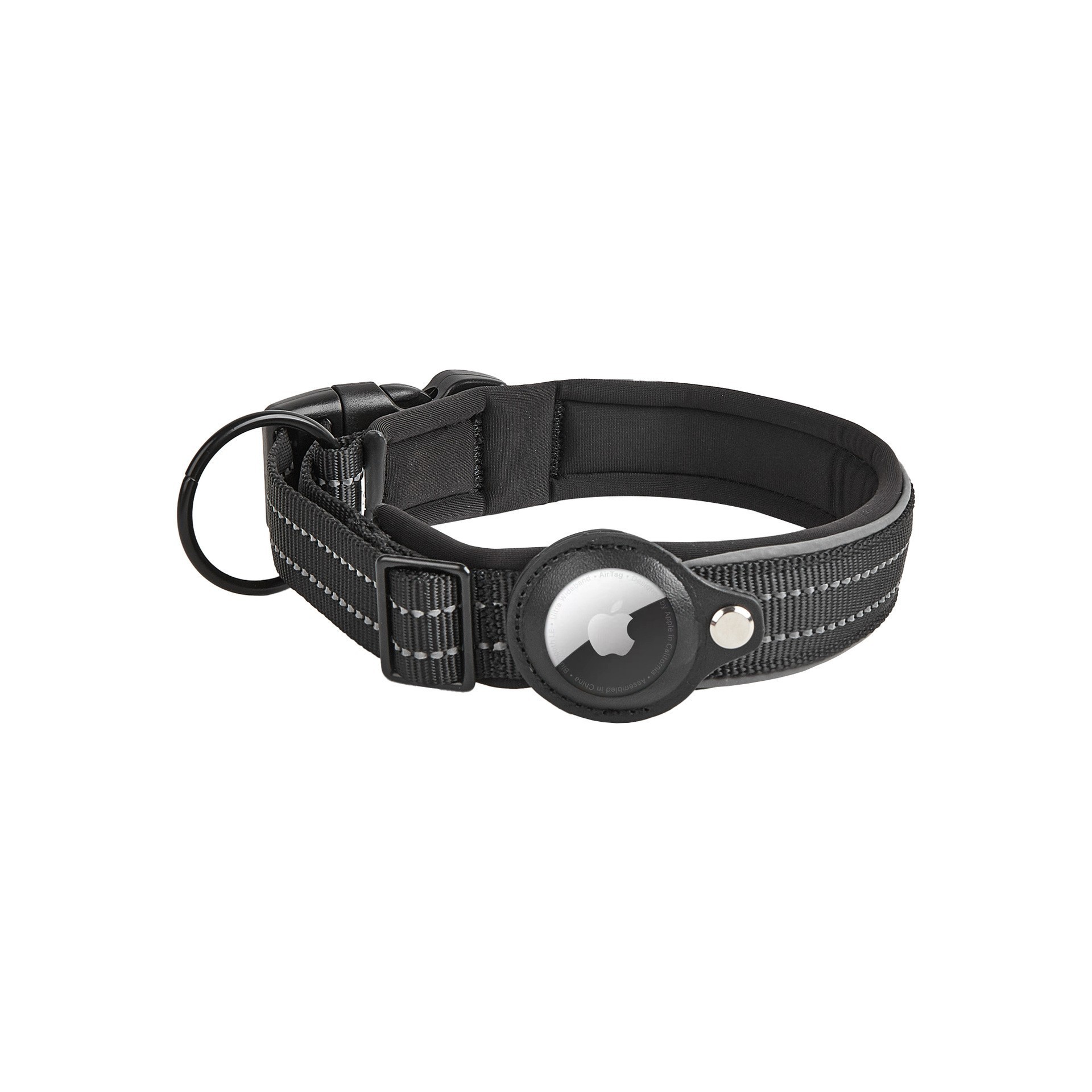 Collar de posicionamiento en stock para Apple Airtag Tracker Cover Collar de entrenamiento de perros Nylon Pet