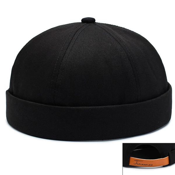 With velcro, black