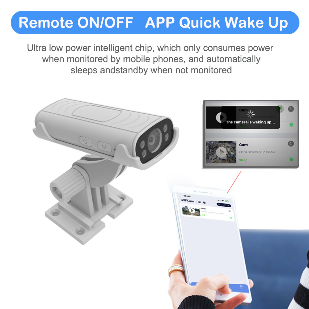 Actualizado inalámbrico WIFI casa cámara de vigilancia remoto del hotel ultra HD visión nocturna gran angular cámara de red