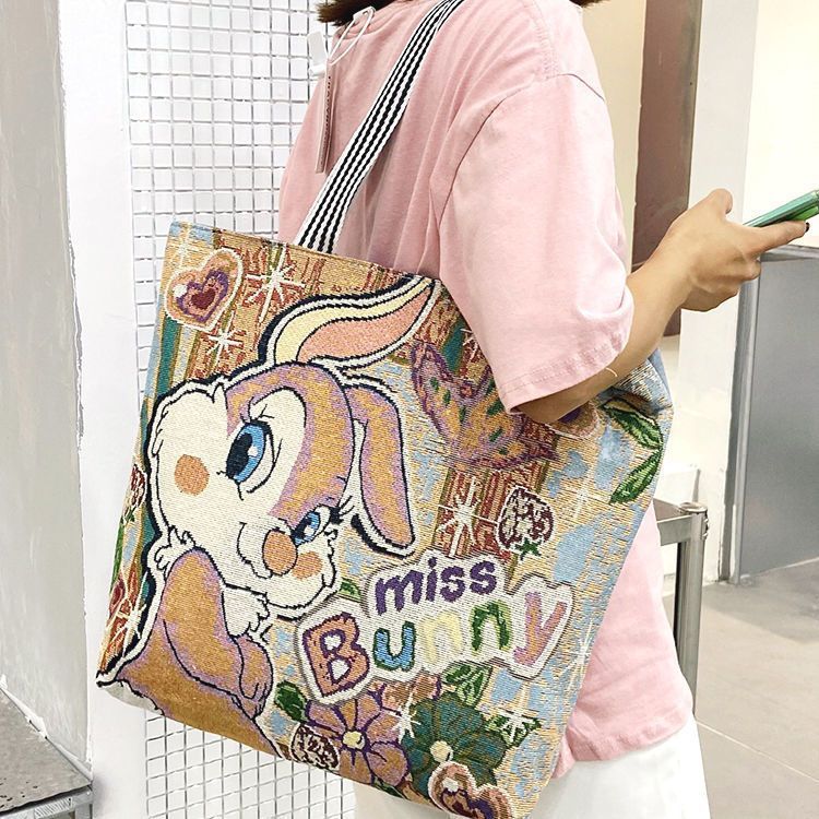 刺繍の女性カバンのファッションの個性的なファッションバッグのリュックサックの朝の練習は野菜のショッピングバッグの学生のカバンの補習袋を買います。|undefined