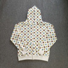 跨境专供批发代发猿人联名milo满印休闲纯棉纯棉卫衣男女同款