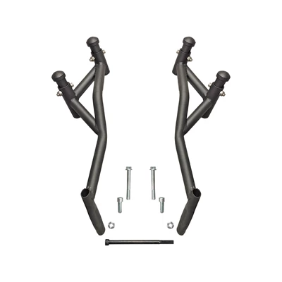 Suitable for spring breeze 500SR bumper spring head sports bar anti-fall bumper modified accessories anti-fall motorcycle bar (Motorcycle bumper) - black-frosted-carbon-steel-spring-head-bumper-black