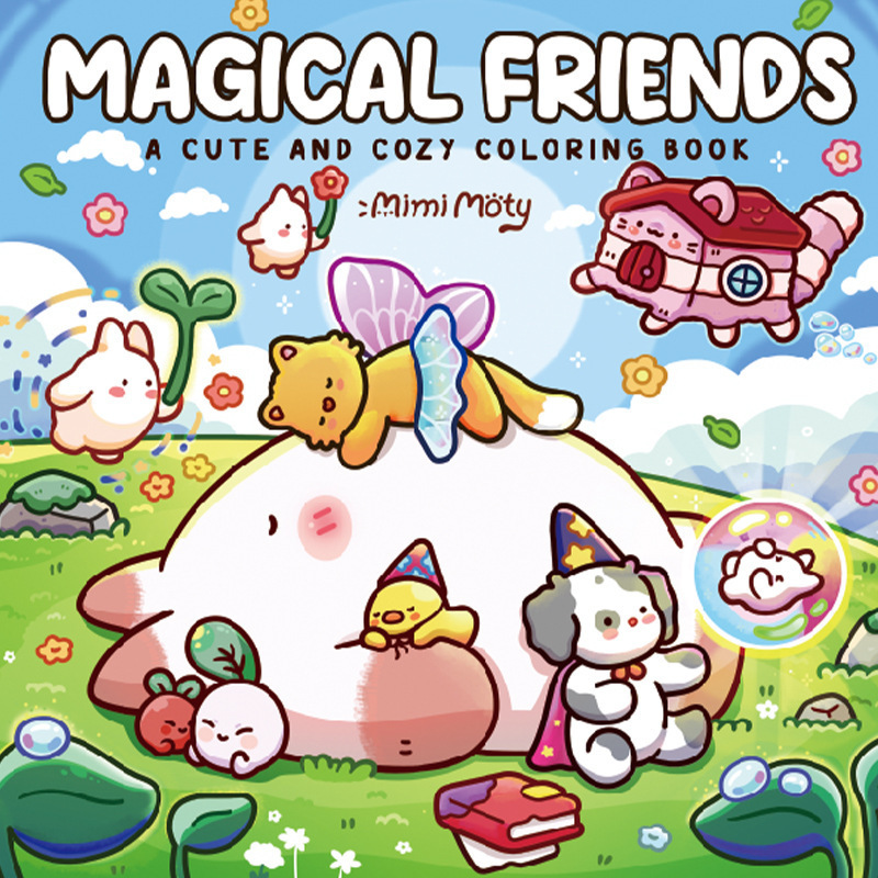 亚马逊热销Coloring Book涂色本填色本小角落怪兽系列儿童绘画本|undefined