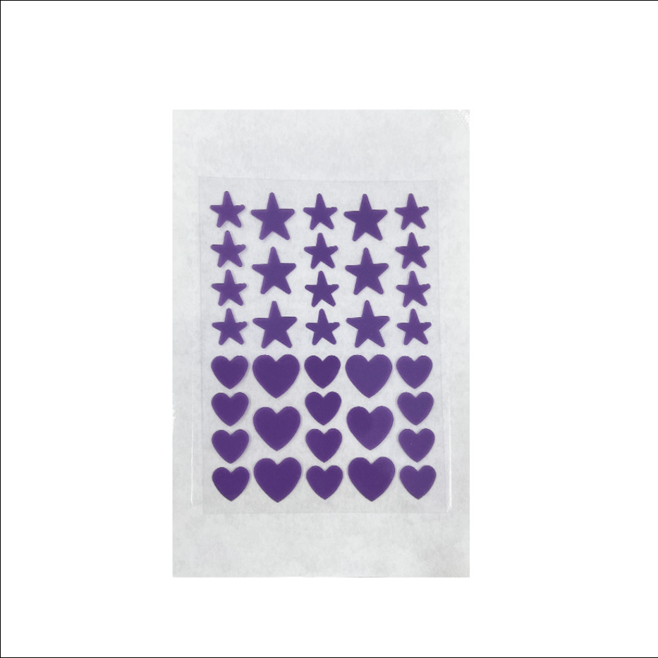 36 스타 하트 여드름 패치 퍼플