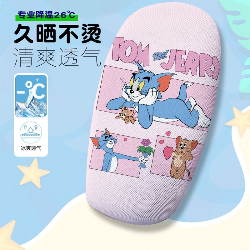 Cartoon Series Electric Vehicle Seat Cushion Cover Summer Heat-Insulating and Breathable Electric Vehicle Seat Cover Seat Cushion Cover