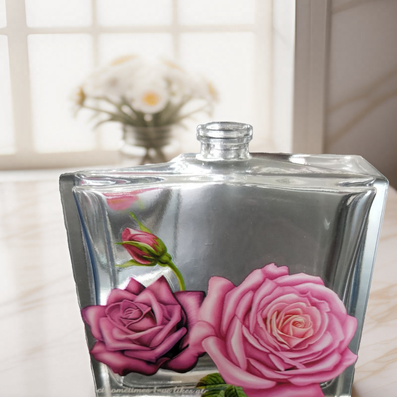 代客加工玻璃瓶及琉璃制品的热转印及水转印喷油磨砂高精度烫金