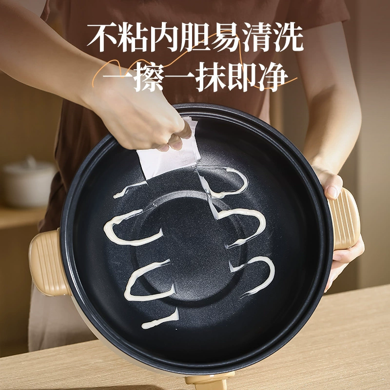 Электрическая кастрюля Rongshida, многофункциональная бытовая кухонная кастрюля, горячий горшок с паровой готовкой и приготовлением, подарочная оптовая