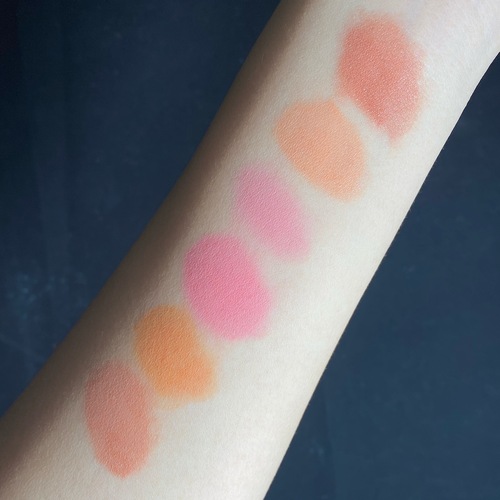 HERORANGE Liquid Blush Milk Tea Nude Pink Rouge Contouring and Brightening Single Color Blush for Students