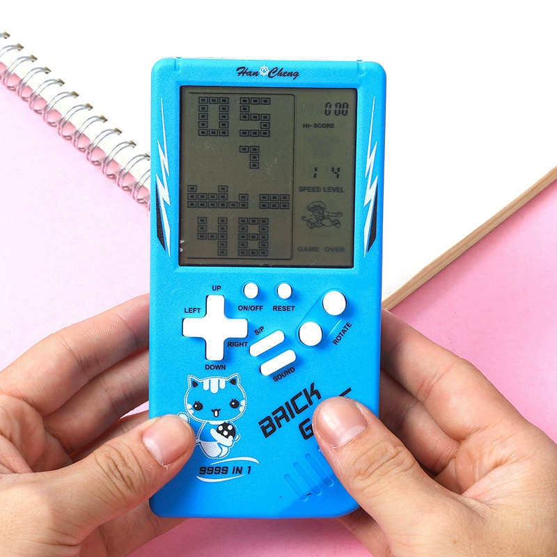 Тетрис, классическая игровая консоль, старомодная игрушка, ностальгия