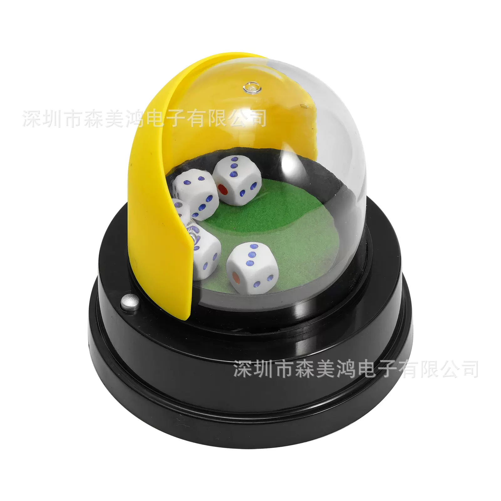 现货直发电动骰盅半盖 聚会唱歌KTV酒吧用品小号电动筛盅多色可选