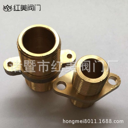 黄铜带耳朵对丝，双外丝直接，等径异径可非标定 做