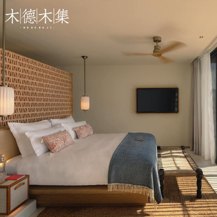 Scandinavian Original Ecological B&b Resort Furniture Source Factory Villa Club Hotel Fixed Installation and Picture Production