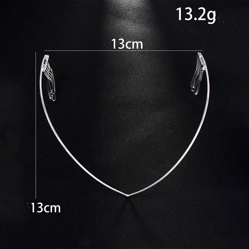 Comercio exterior nuevo tipo de banda de cabello en forma de V para mujeres de alta calidad metal trasero accesorios simples para mujeres Headwear