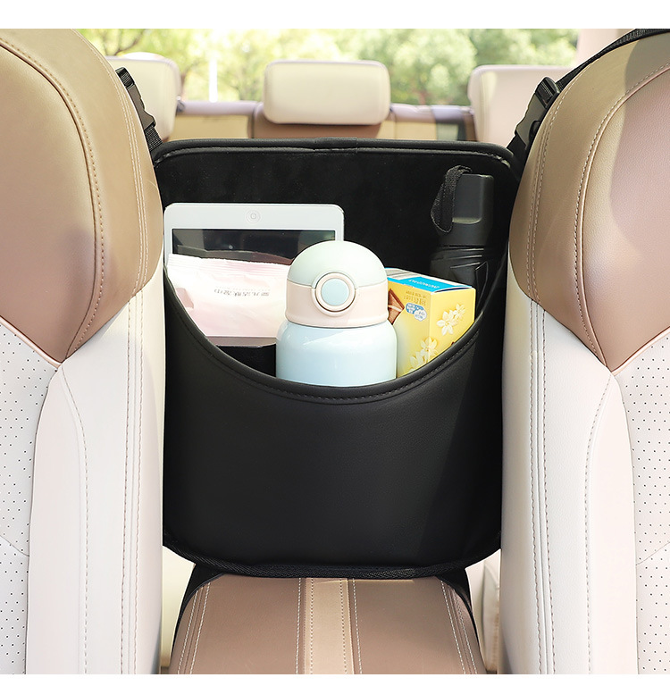 Car seat middle storage bag multifunctional car armrest box storage bag cartoon car storage pocket hanging bag