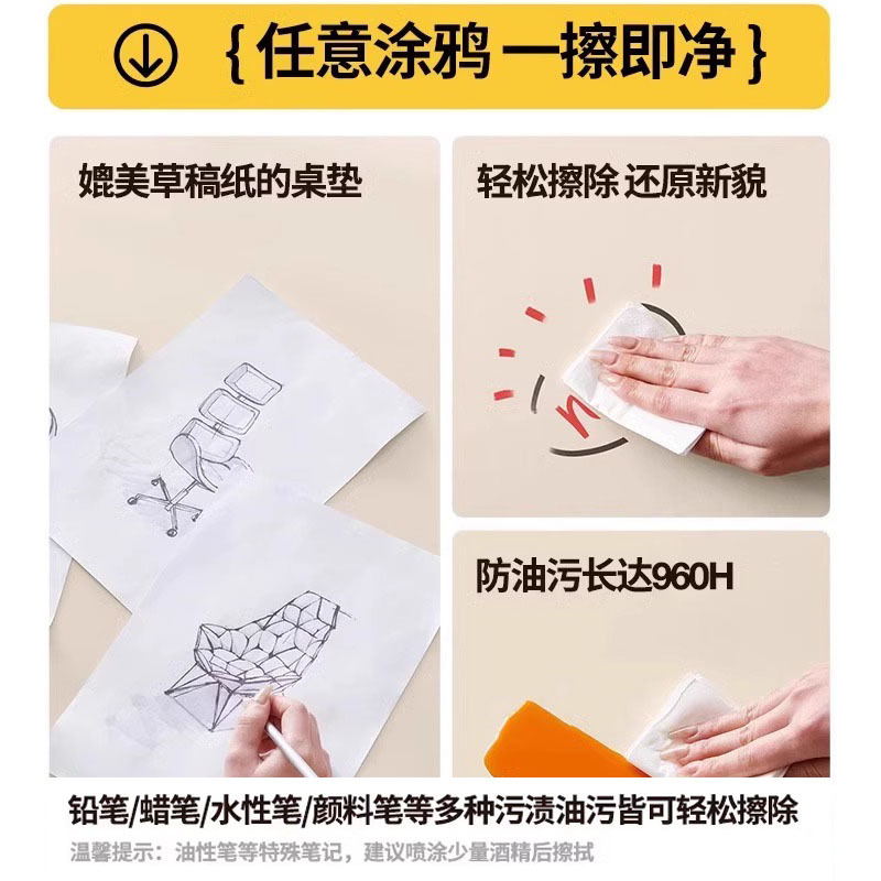 Cojín de escritorio de red cojín de escritorio de cuero cojín de escritorio de comedor impermeable a prueba de aceite mesa de té de computadora blanca de escritorio de estudiantes tela de mesa de PVC