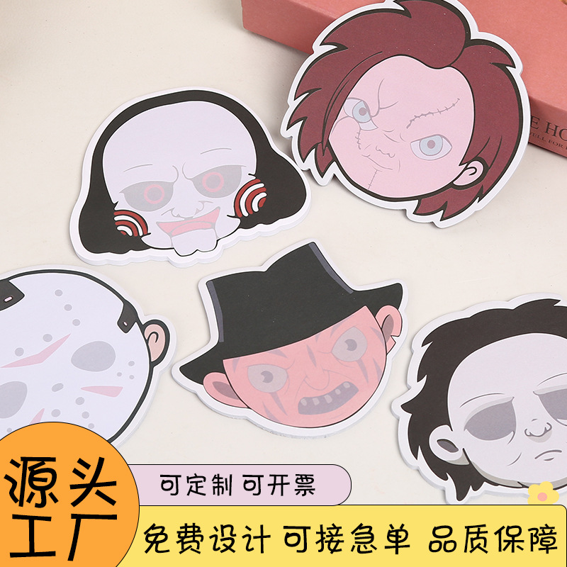 도매 만화 특별한 모양의 스티커 메모 맞춤형 메모 패드 사무실 재미 있은 스티커 메모 크리 에이 티브 학생 문구 메모 용지