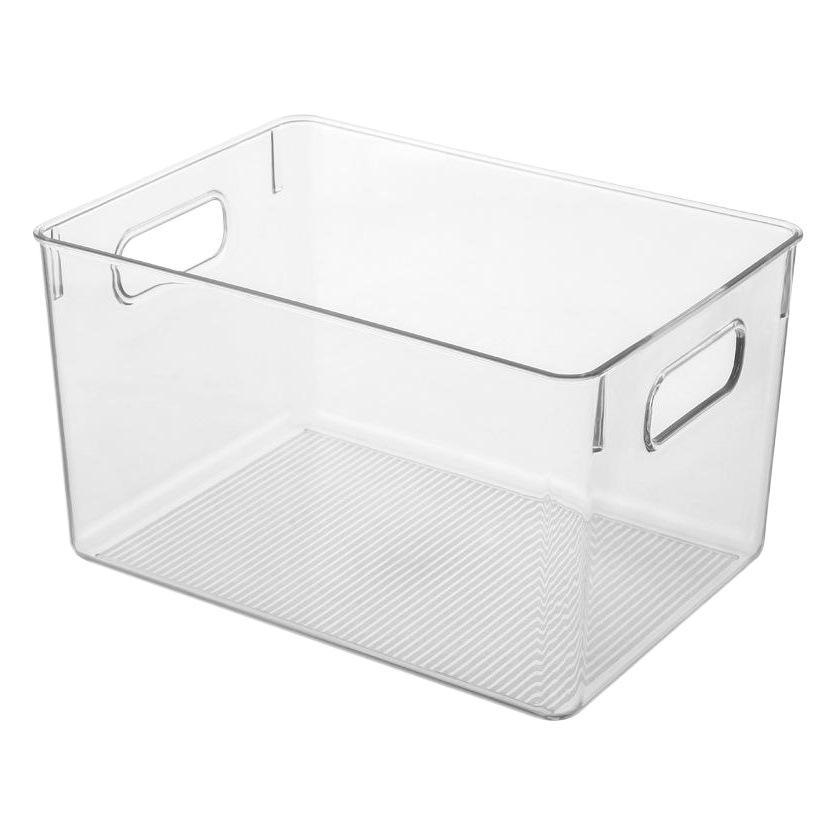Thickened Desktop Preservation Box Plastic Transparent Sealed Box Refrigerator Storage Box Fruit and Vegetable Freezing Kitchen Storage Box Overlay