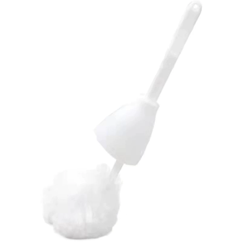 Гостиничная щетка для унитаза Щетка для унитаза Мягкая щетка для бочек Нет мертвого угла Гостиничный Туалет Сжимающая щетка для унитаза Щетка для унитаза