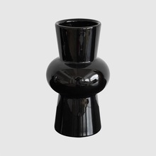 轻奢简约ins陶瓷花瓶插花摆件高级感小众红色高颜值花瓶陶瓷摆件