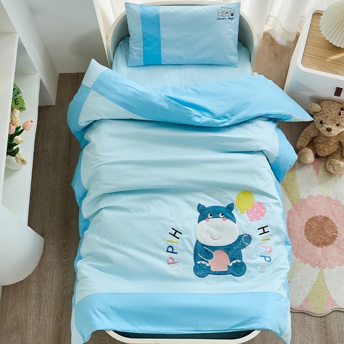 新品限定版子供用幼稚園キルト3点セットAタイプベビー入園特別お昼寝春夏ベビー寝具|undefined