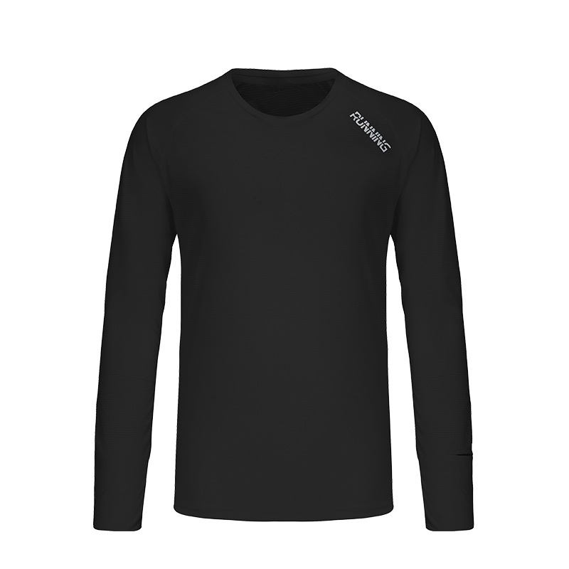 Nuevos deportes de manga larga Camiseta de los hombres corriendo ropa de secado rápido entrenamiento de baloncesto ropa de ciclismo que absorbe el sudor bottoming top image 9