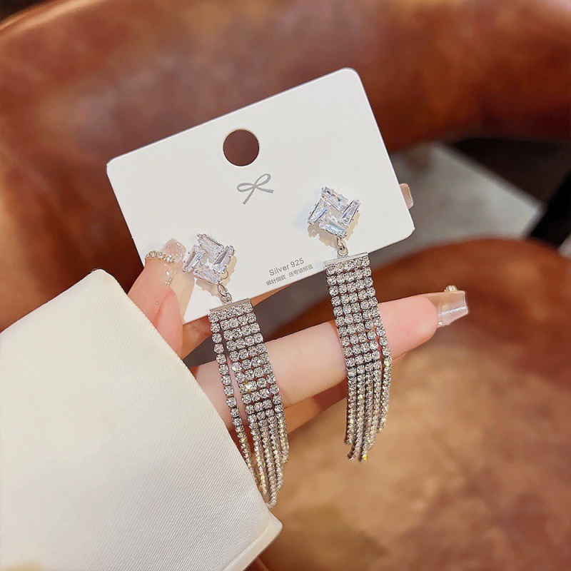Серебряная игла, серьги из жемчуга, образец 925, стиль легкой роскоши, оптовая торговля