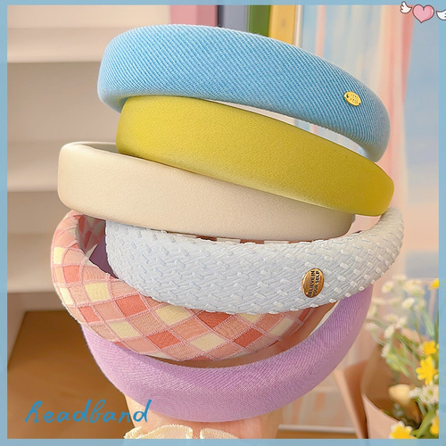 Summer High Crown Headband for Women, Daily Outer Wear Headband with a Refined Feel, Forehead Hair Tying Accessory, Dopamine Light Luxury Hair Accessory