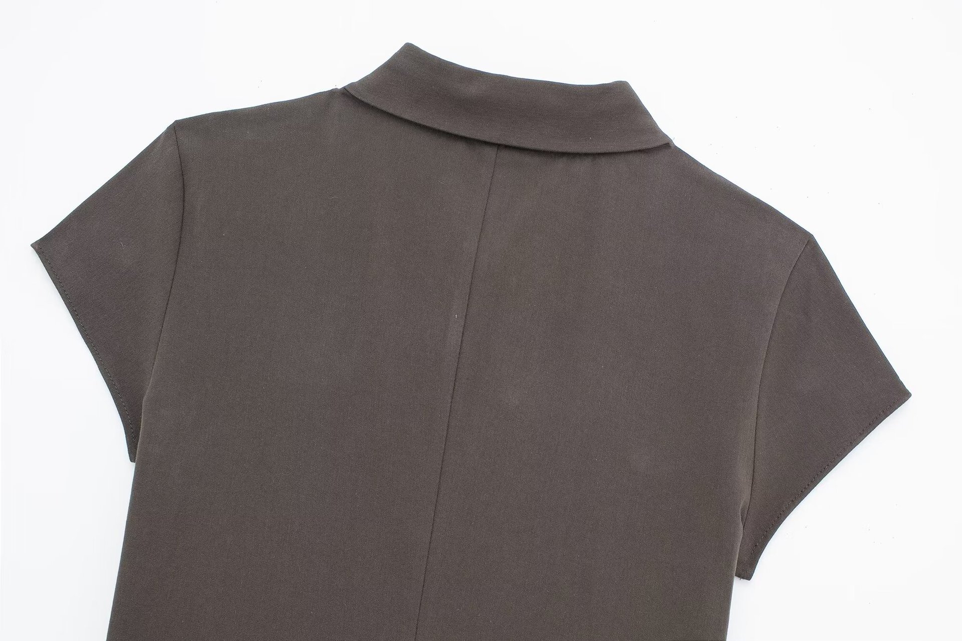 Robe à col polo ZR pour femme, nouvelle collection printemps 2024_voghion.com