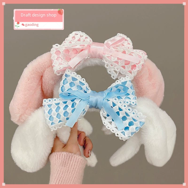 Длинная милая украшение для волос, Plush повязка на голову для умывания лица, интернет-селебрити, оптом