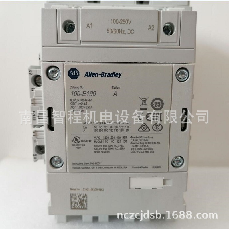 100-E116KJ11 100-E116KY11 100-E116KN11 原装A-B接触器