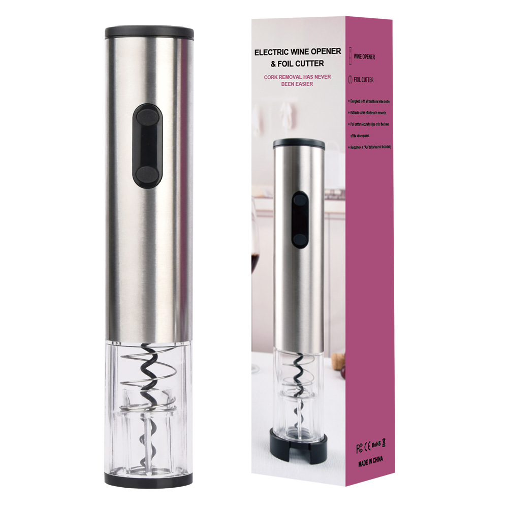 Juego de Sacacorchos Eléctrico para Vino de Plástico Automático y Portátil image 13