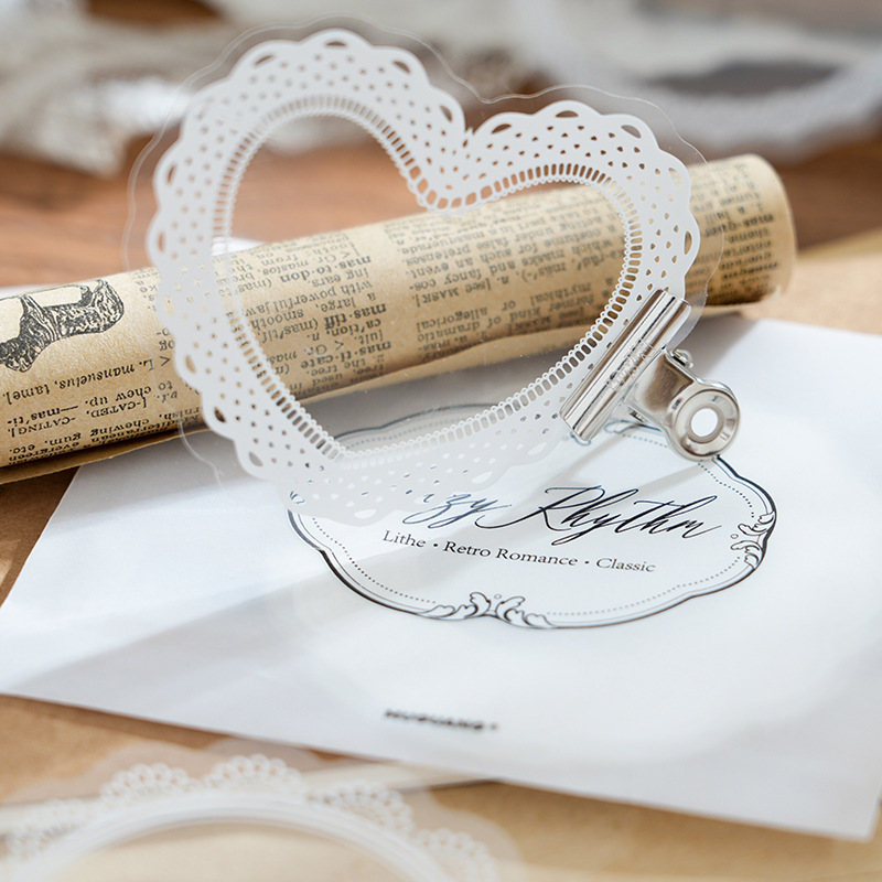 Paquete de pegatinas de PET de encaje crepuscular Serie de intercambio de palabras de pensamiento Paquete de pegatinas de material de decoración de cuentas de tarjetas Gú creativas